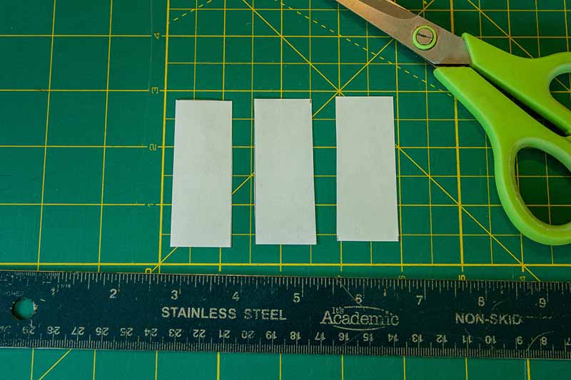 cut strips of paper