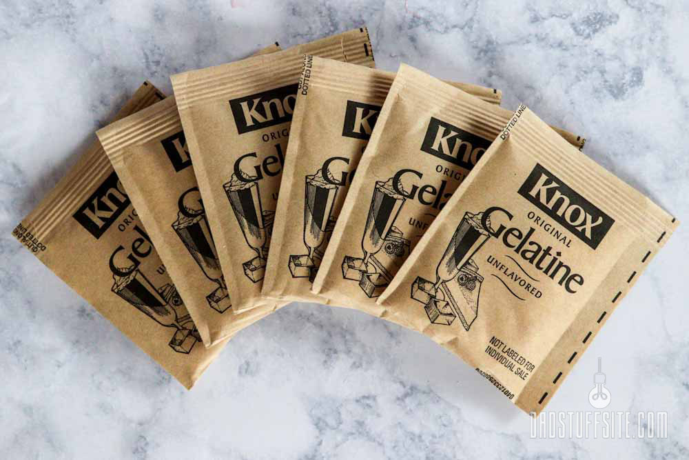 6 Packages of Knox Gelatin