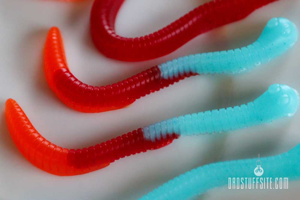 Mixed Flavored Gummy Worms